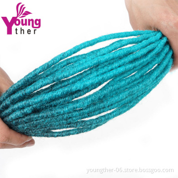 Handmade Ombre Dreadlocks 24 30inch Synthetic Hair Extensions Dread lock For Woman Crochet Braids
